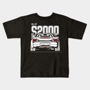 S2000 AP2 (White Print) Kids T-Shirt